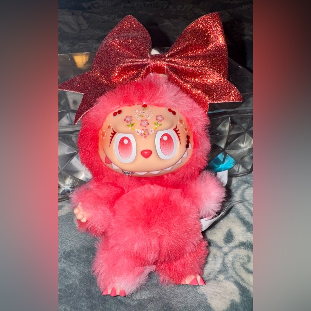 100% Authentic Big into Energy Labubu Love ❤️ customized!